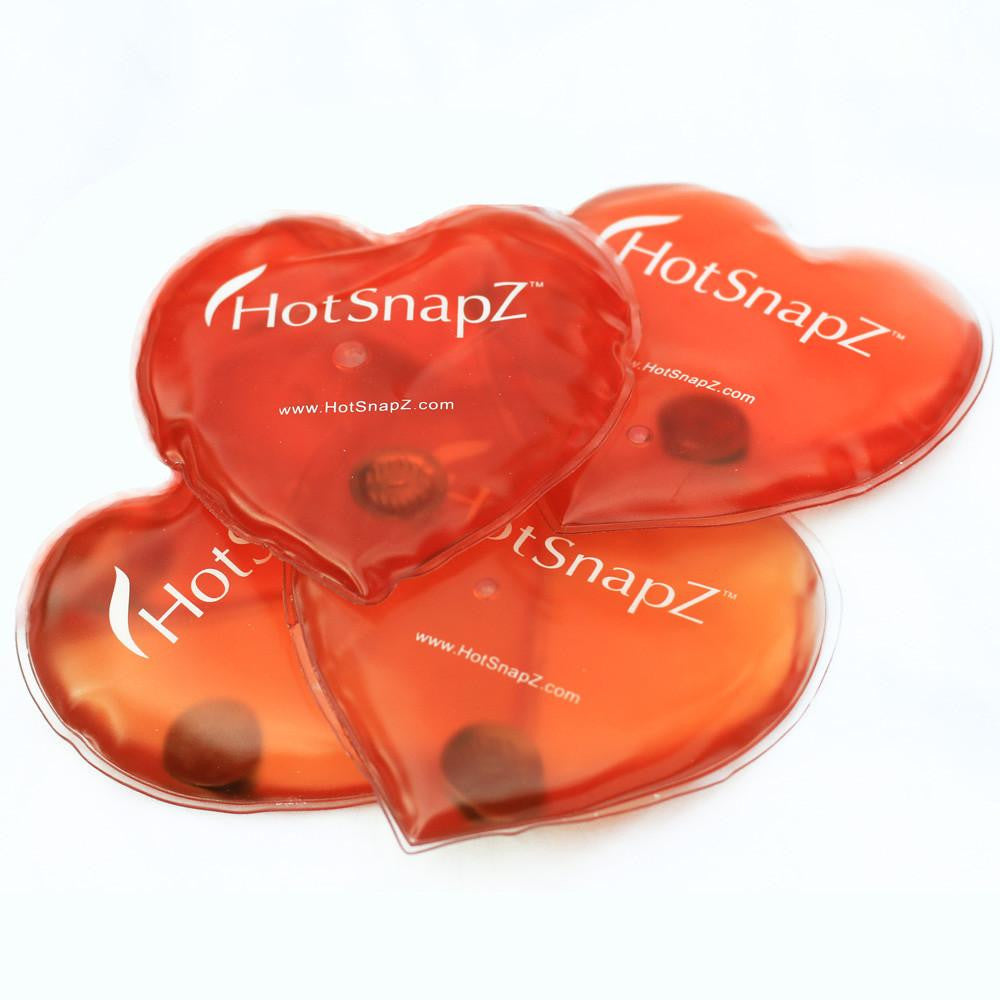 Heart HotSnapZ -Reusable Hand Warmers (2-Pr)