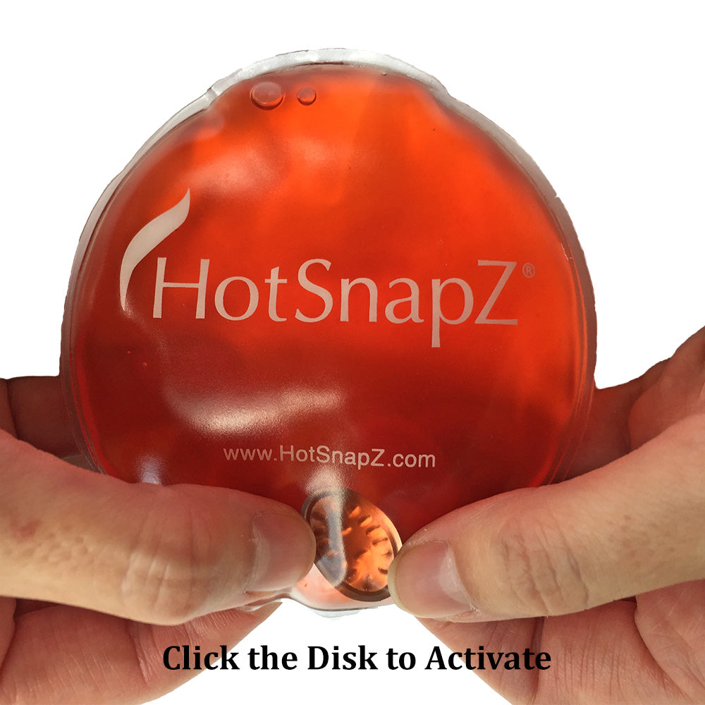 HotSnapZ Reusable Heat Pack Set with Round Hand Warmers